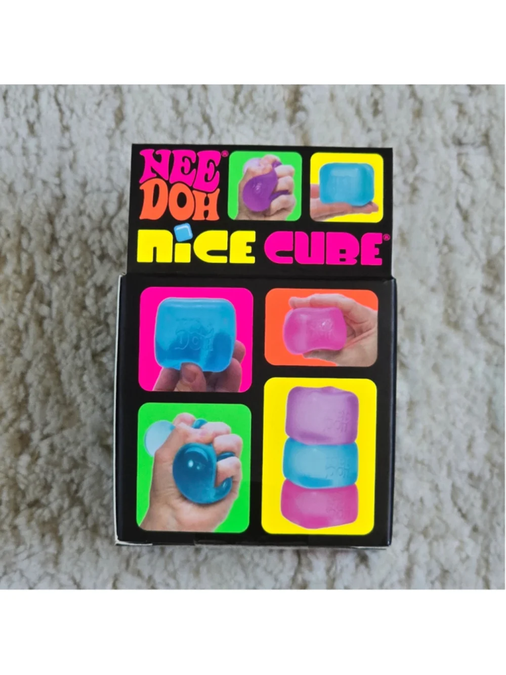 Authentic Schylling NeeDoh Nice Cube Toy One Size Blue